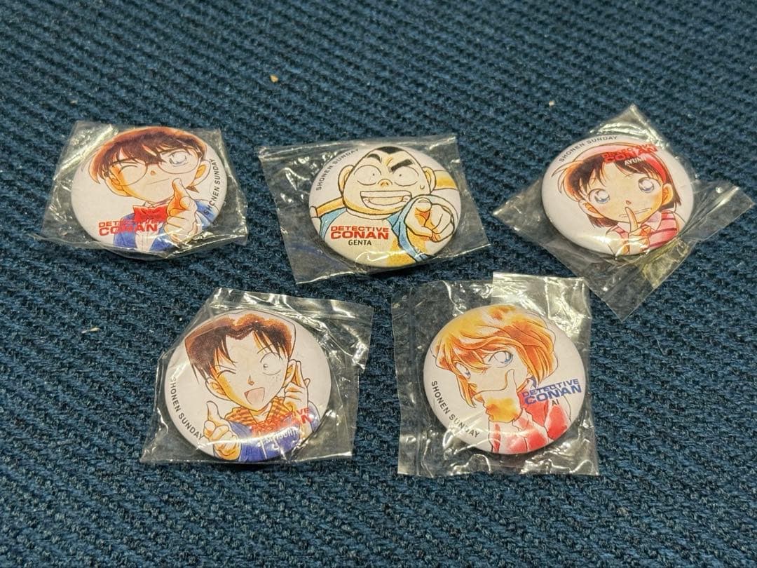 名探偵コナン 非売品　缶バッジ　少年探偵団　未開封