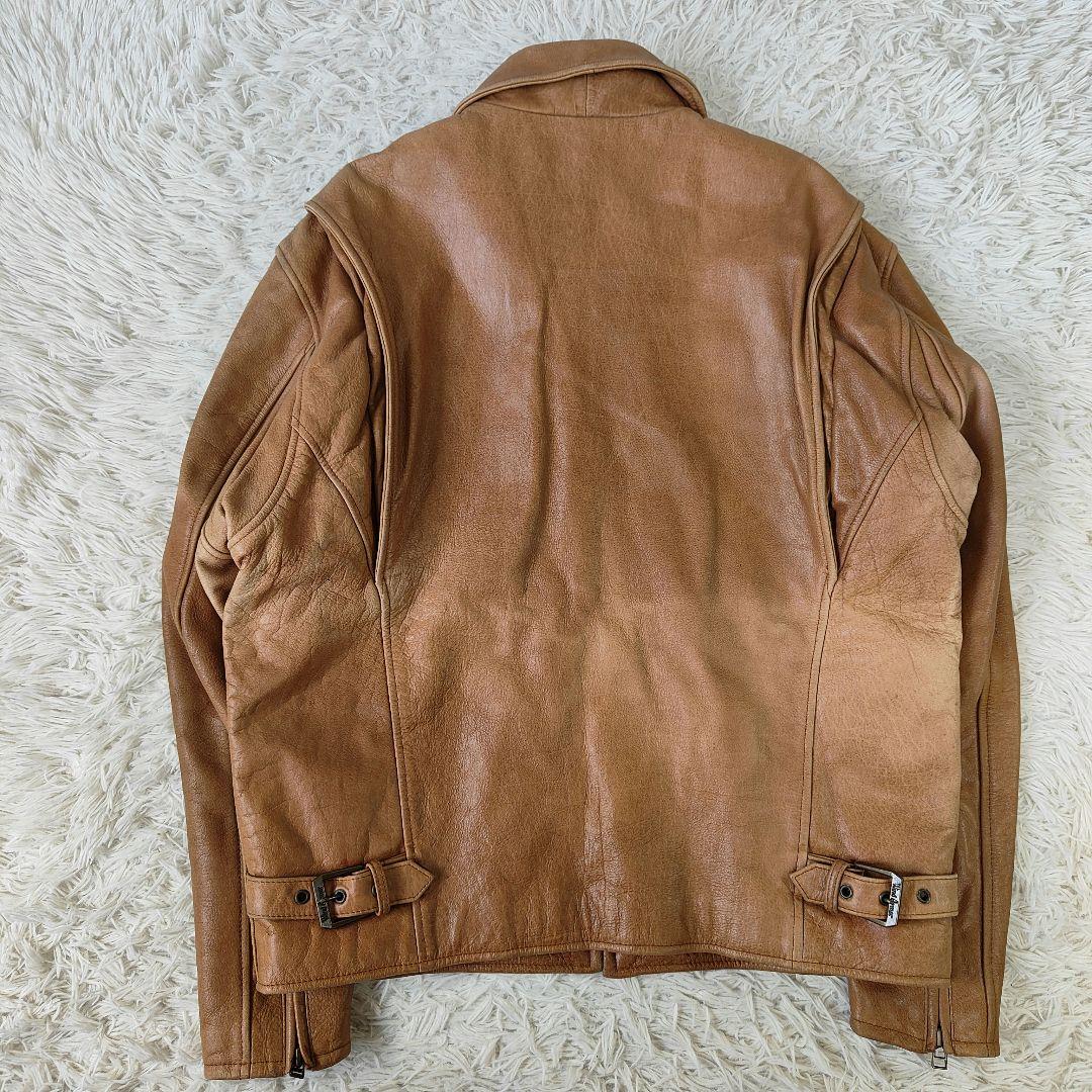 Wind Armor ウインドドアーマー レザージャケット LL　キャメル