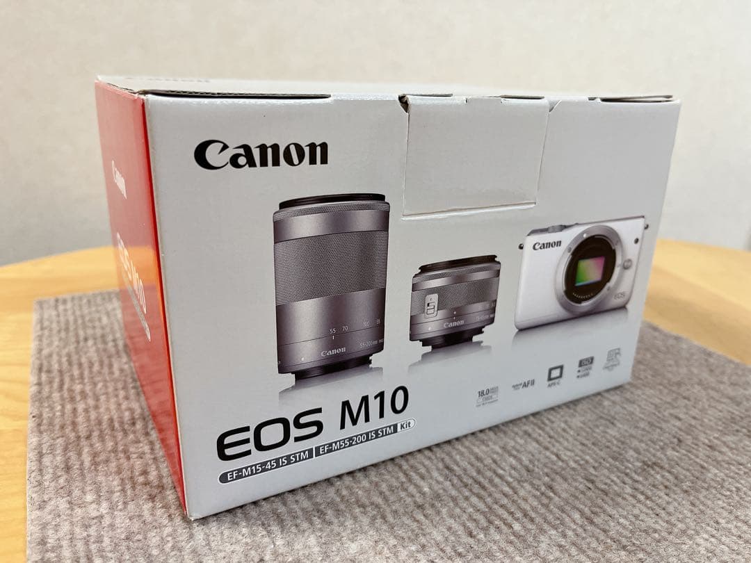 デジタルカメラ Canon FOS M10-WH WZOOMKIT