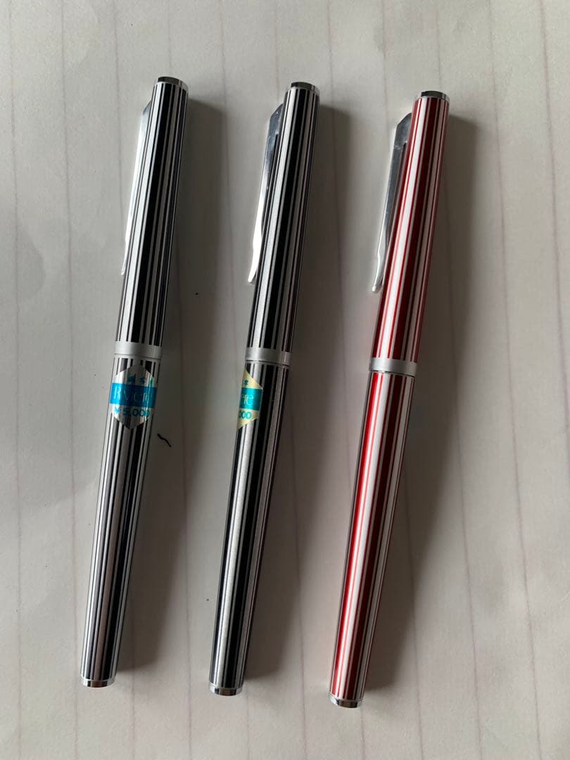 プラチナ 万年筆 18K F（細字） 3本まとめ