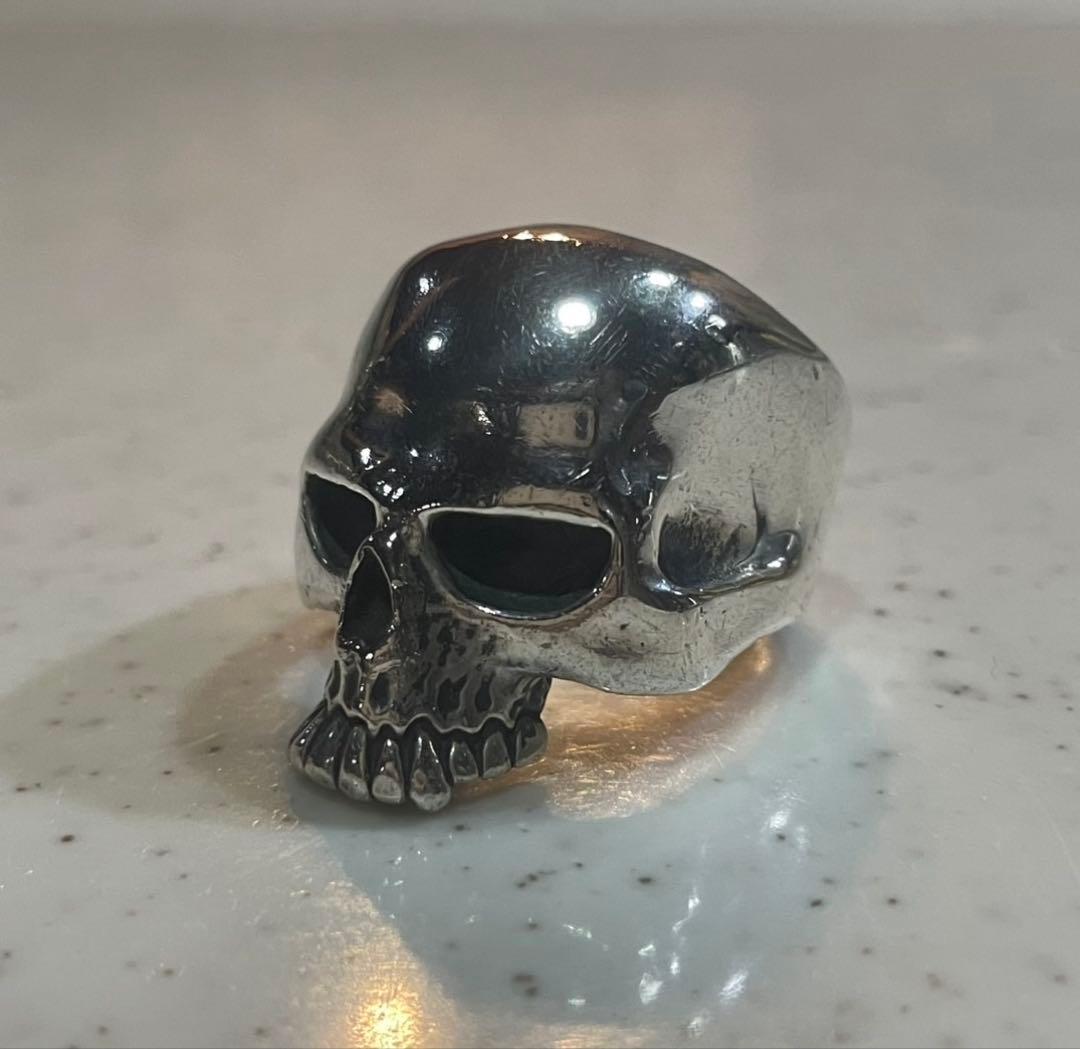 クレイジーピッグ　キースリング　スカルリング　19号　シルバー