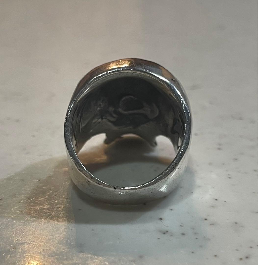 クレイジーピッグ　キースリング　スカルリング　19号　シルバー