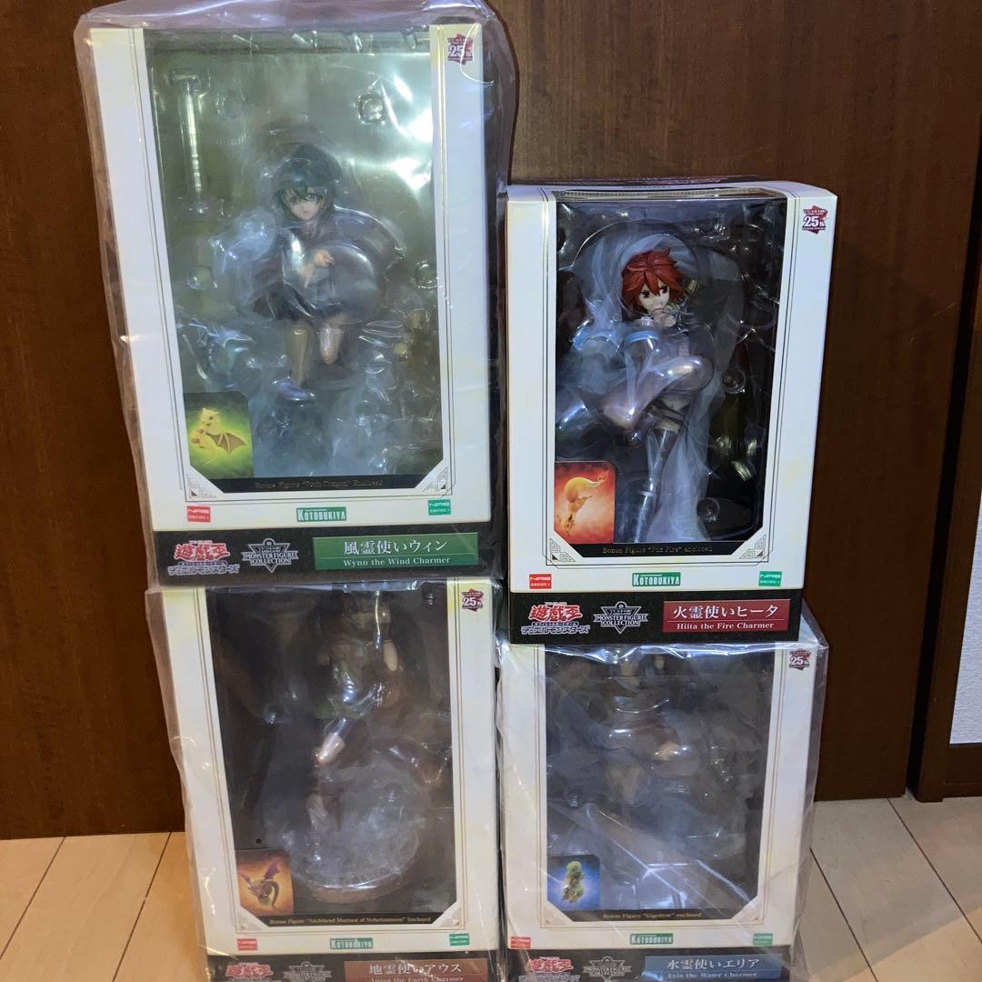 遊戯王　霊使い　特典付きフィギュア 4体セット