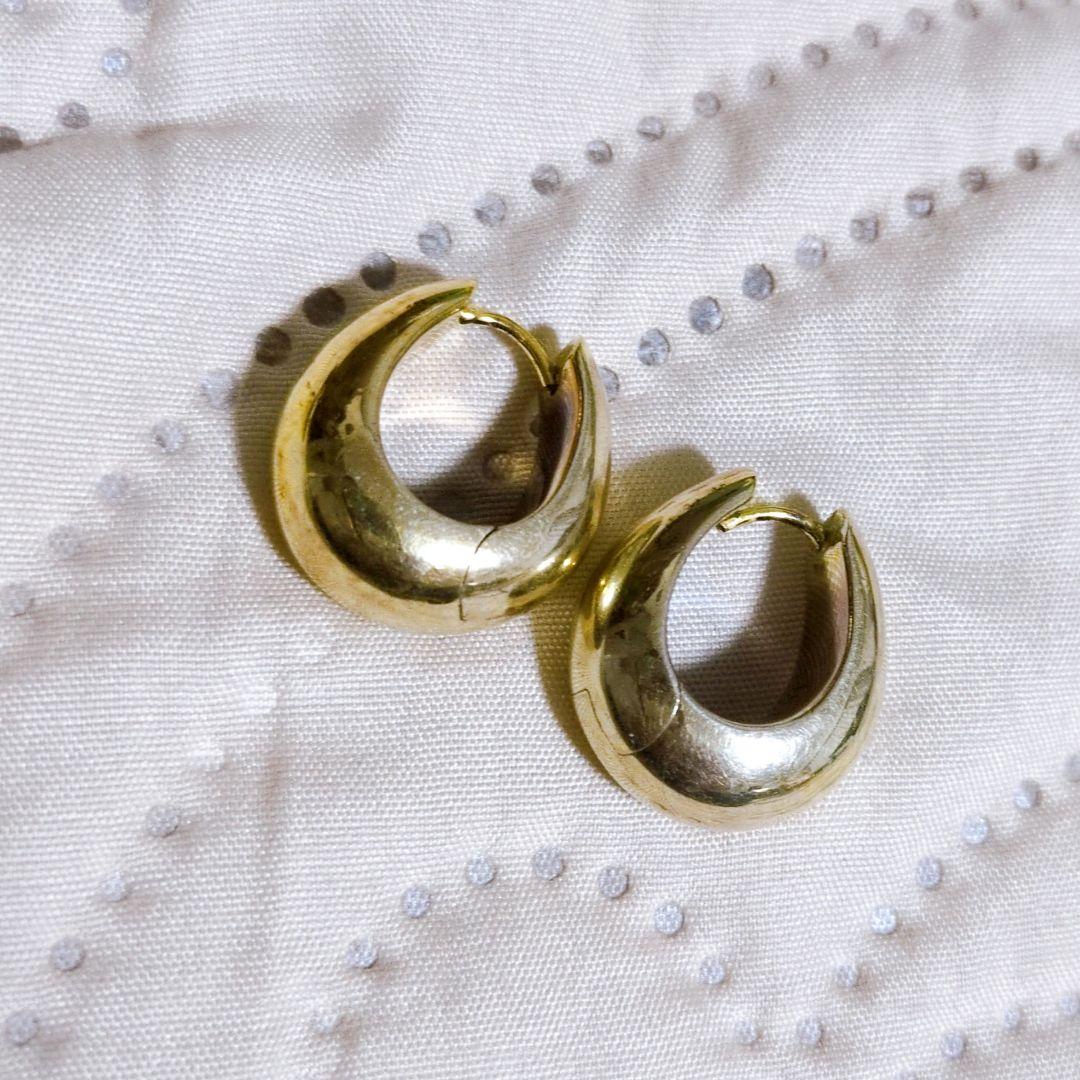 ま*け様 【TOM WOOD】 トムウッド　ゴールドフープピアス 925