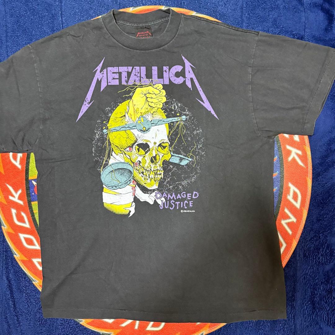 LLICA 80'sヴィンテージ Tシャツ メタリカ サイズXLUSA製