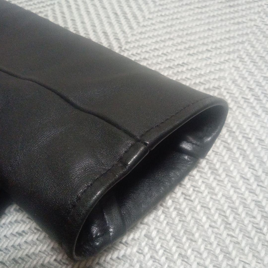 KADOKA K'S LEATHER ブラックレザージャケット L