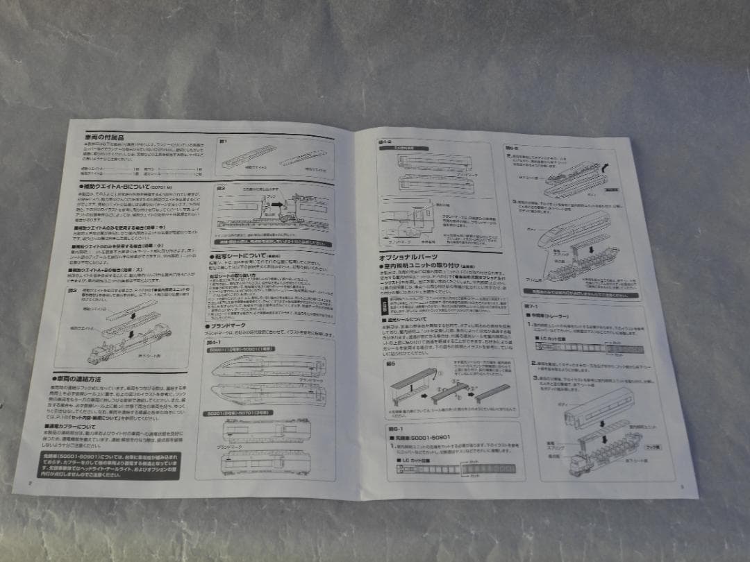TOMIX92754小田急ロマンスカー50000系VSEセット（室内灯付き）