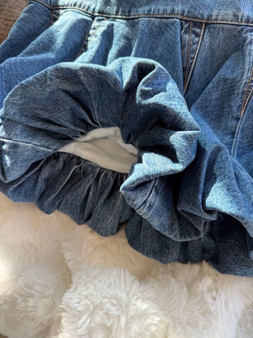 ユ*ニ様 Alaïa アライアFit and Flare デニムスカート