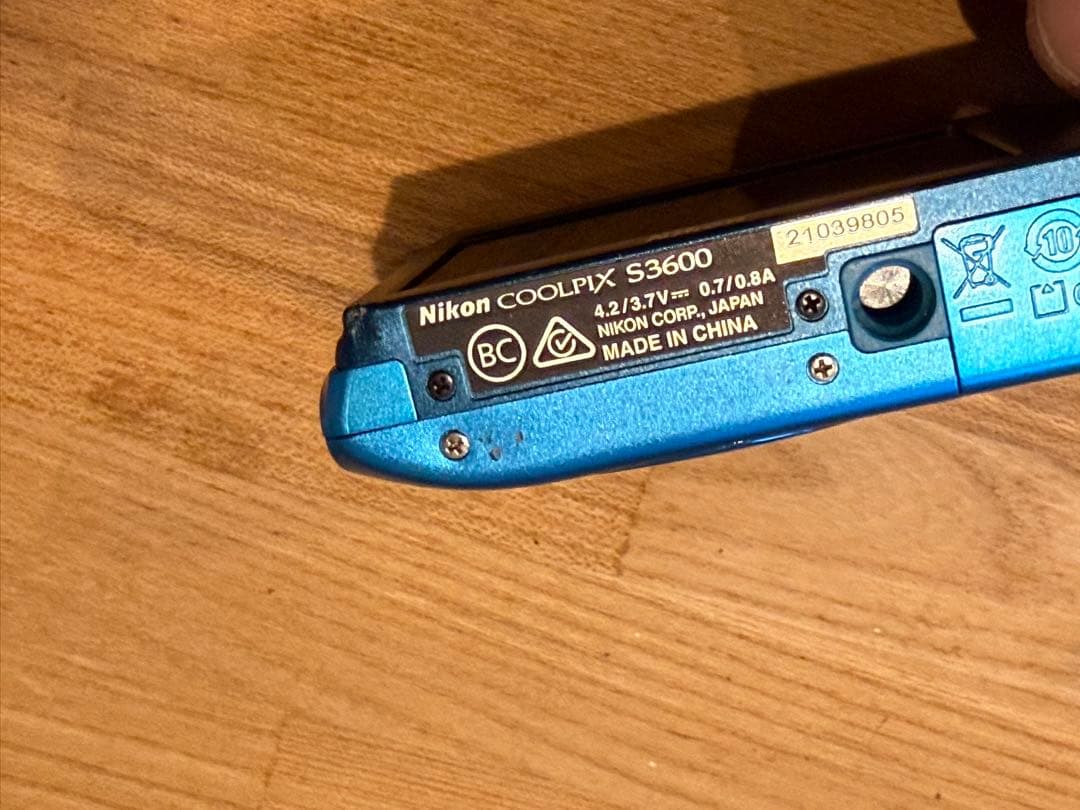 Nikon Coolpix S3600コンパクトデジタルカメラ