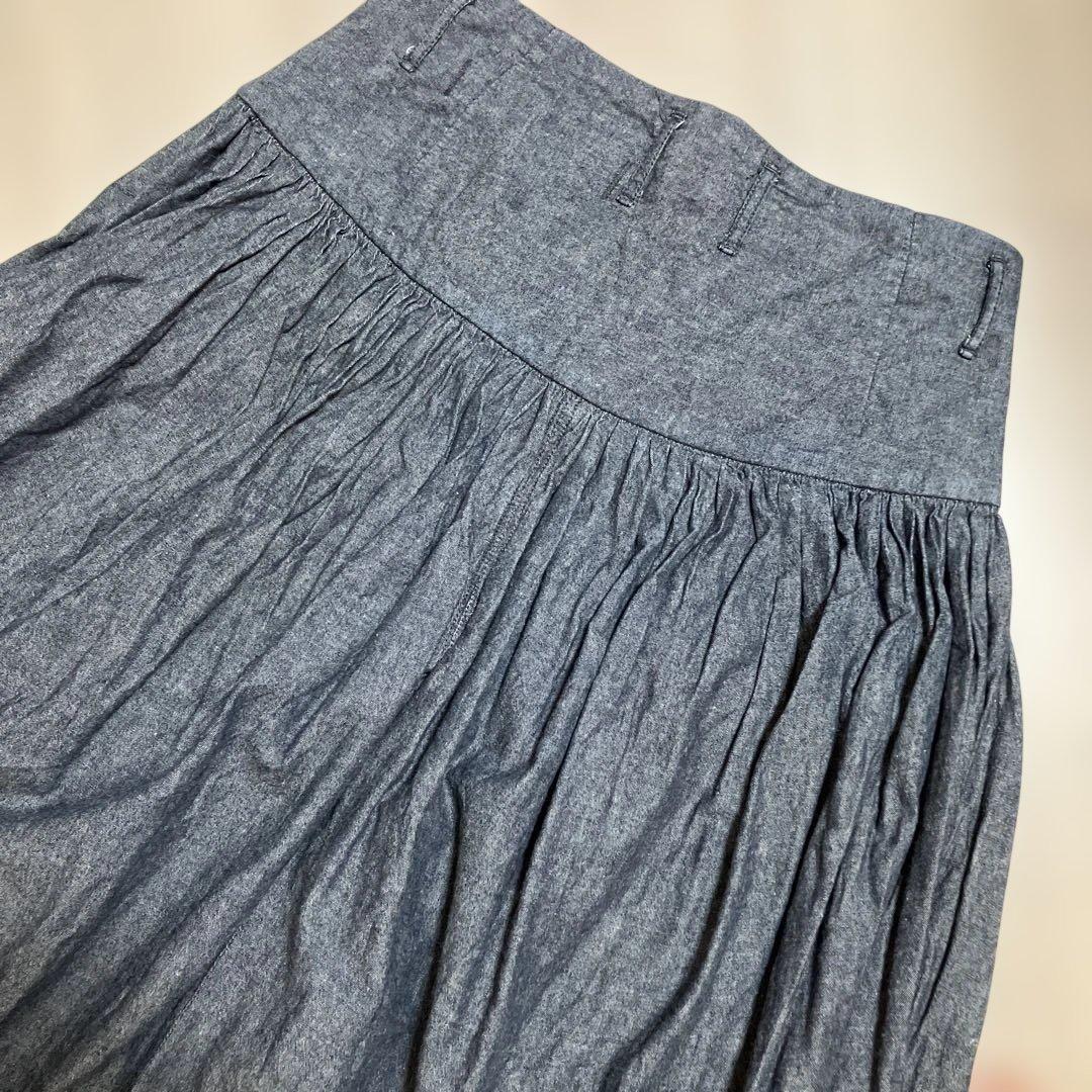 【KAPITAL】ダンガリー　アミッシュパンツ　ガウチョ　サイズ1 岡山児島工場