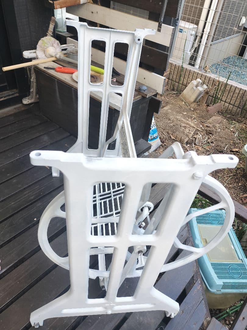 足踏みミシン 脚部分 MITSUBISHI アンティーク