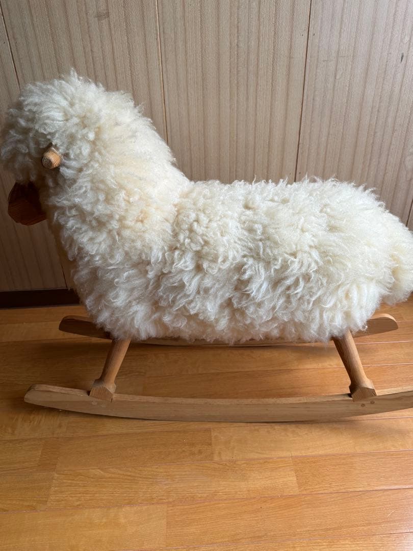 北欧　デンマーク　ポールケア　ロッキングシープ　木馬　羊　直接取引可能