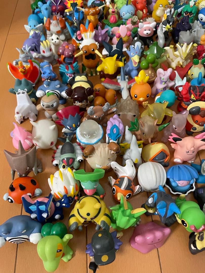 ポケモンキッズ　指人形　まとめ売り 220体　クリア