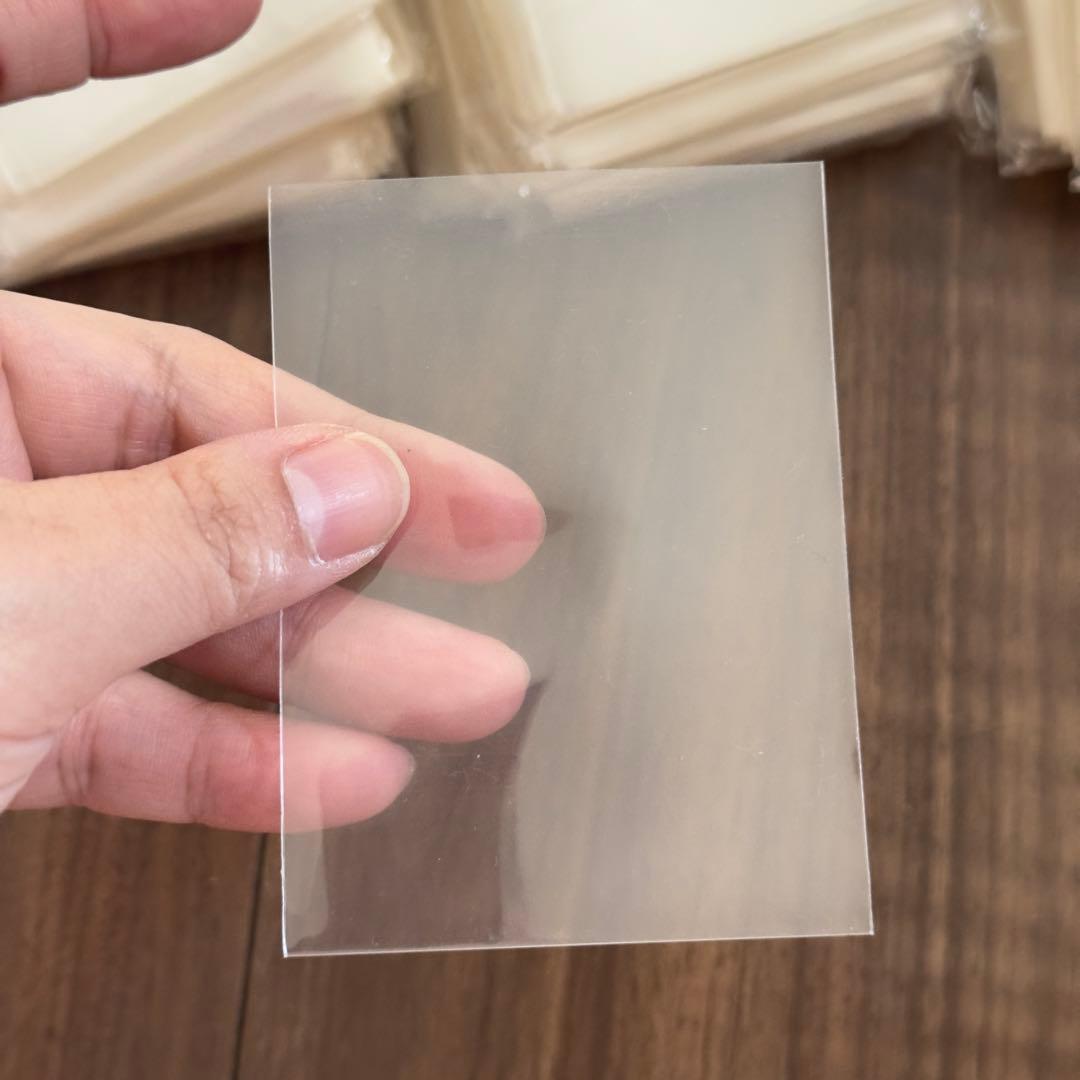 OPP袋 カードスリープ 透明 テープなし 推し活 グッズ収納