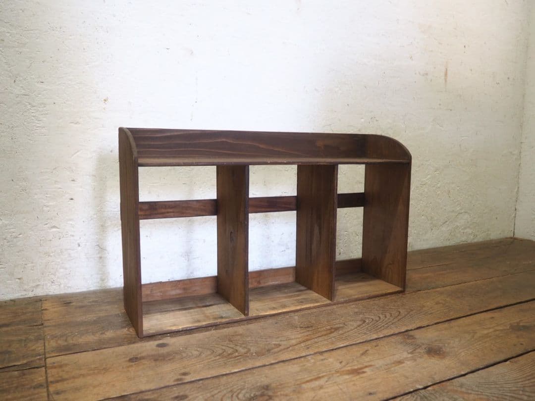 1174 ヴィンテージ　ブックラック　ケース　収納棚　本立て　古家具　レトロ