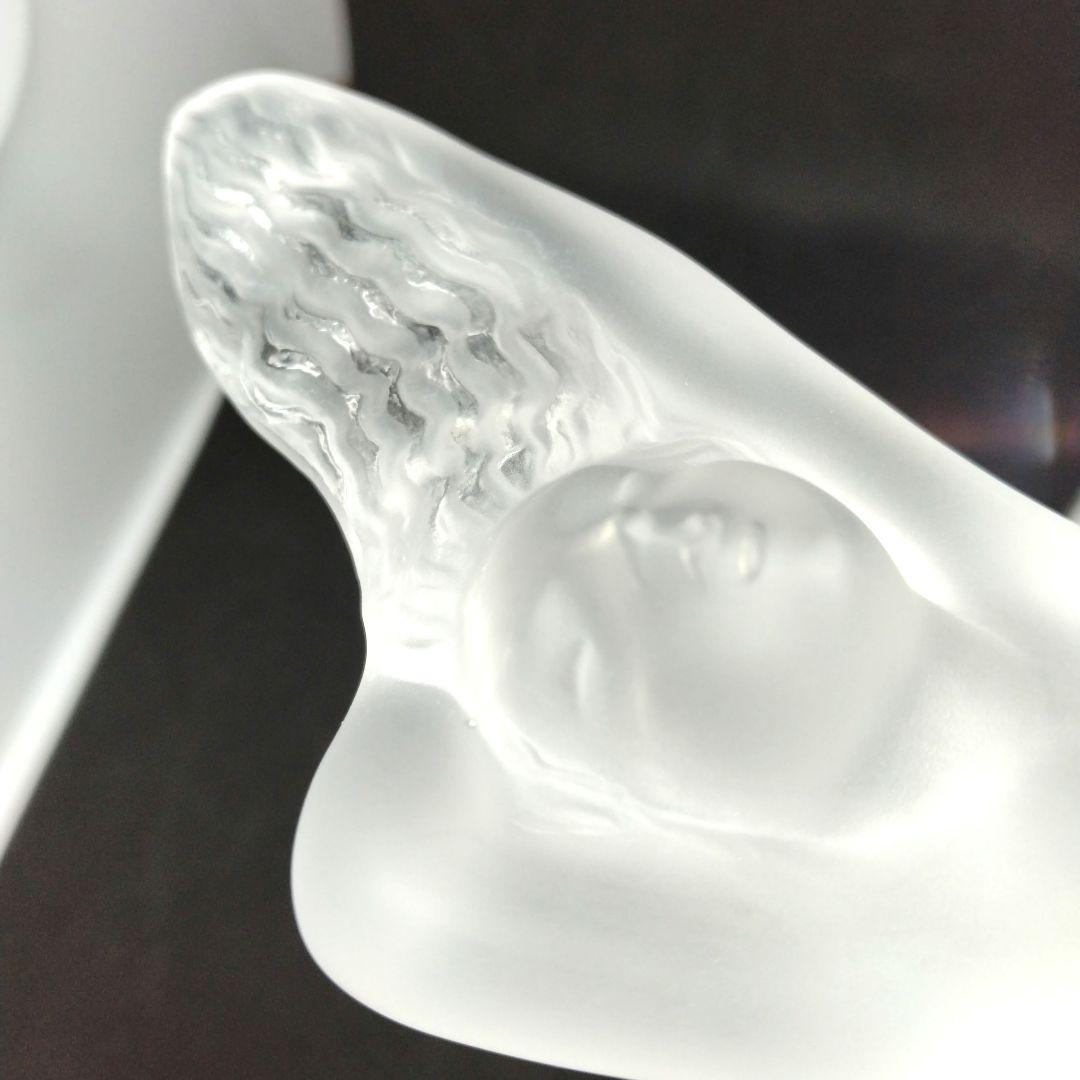 新品LALIQUEラリック裸婦像クリシスラジエターキャップカーマスコットバカラ