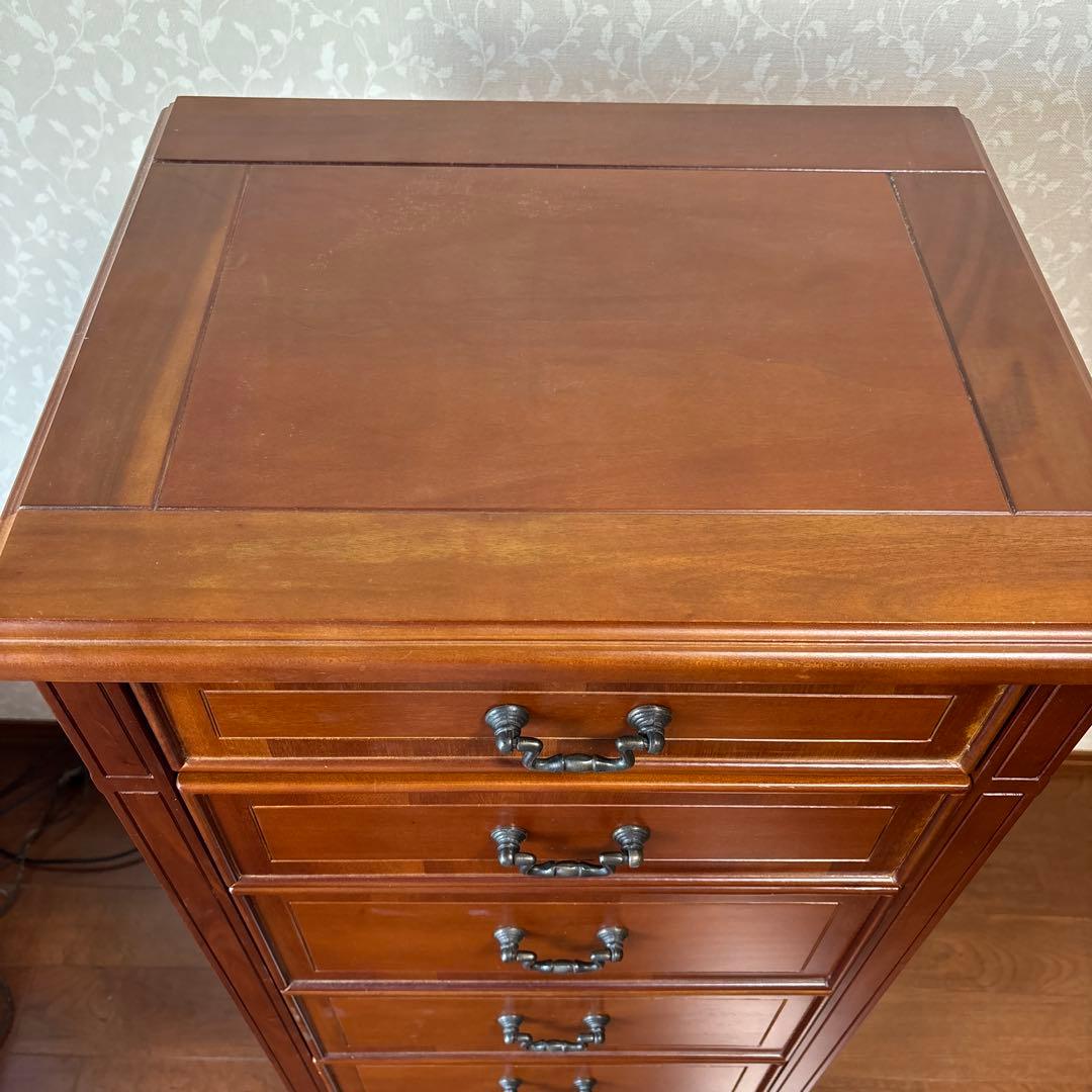 はたじろう 木製クラシックチェスト 5引き出し