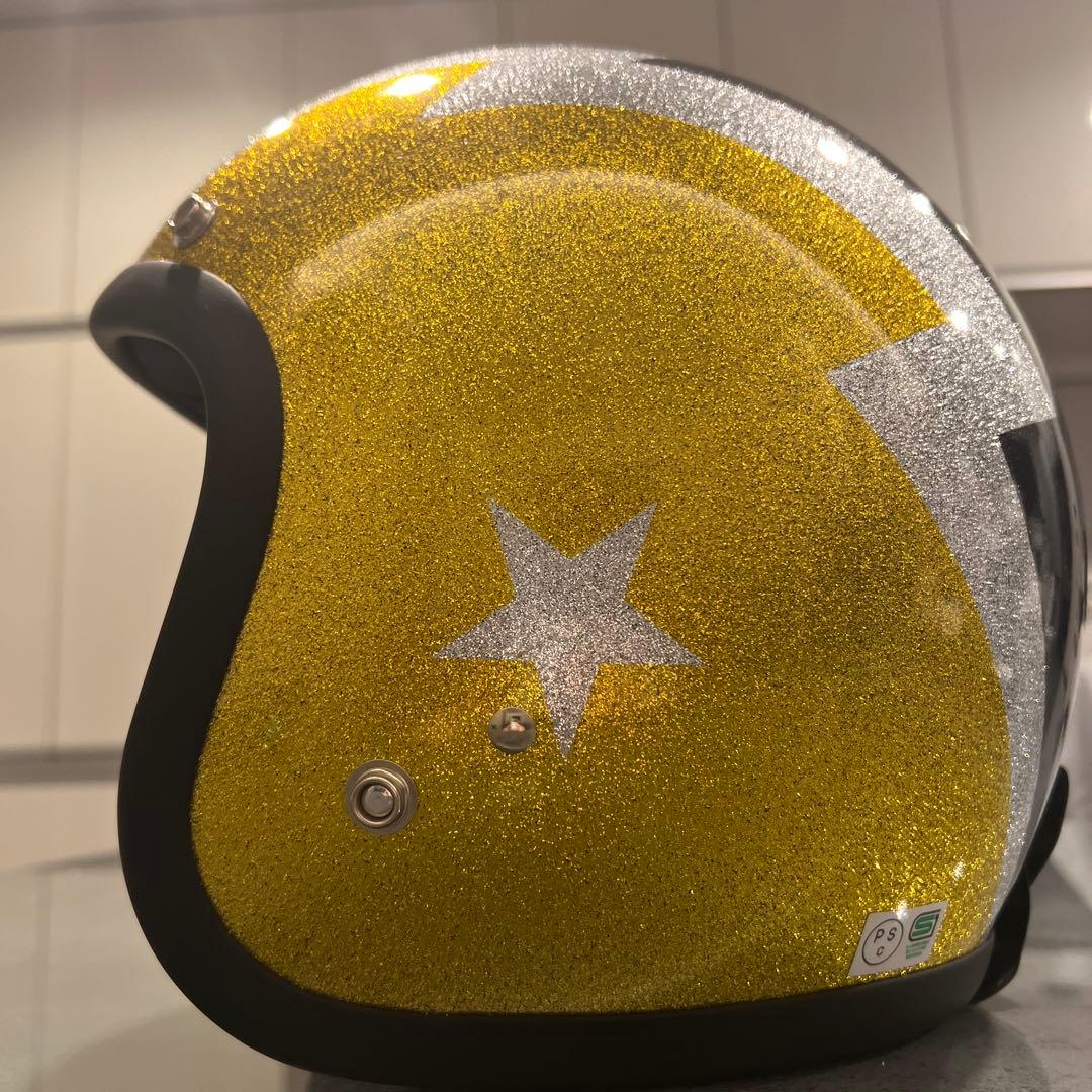 Buco トイズマッコイ復刻版サンダーボルト　ゴールド×ブラック　XL