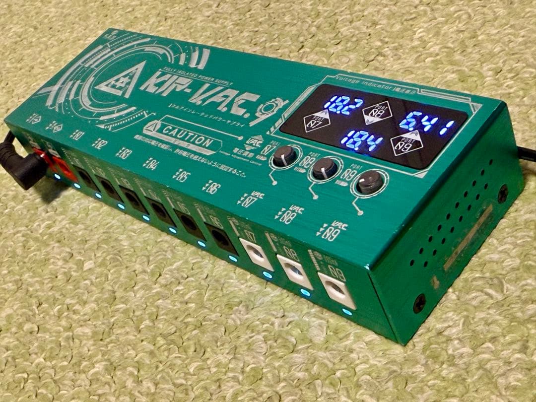 【18V対応・可変電圧】K.E.S KIP-V.A.C.9 パワーサプライ