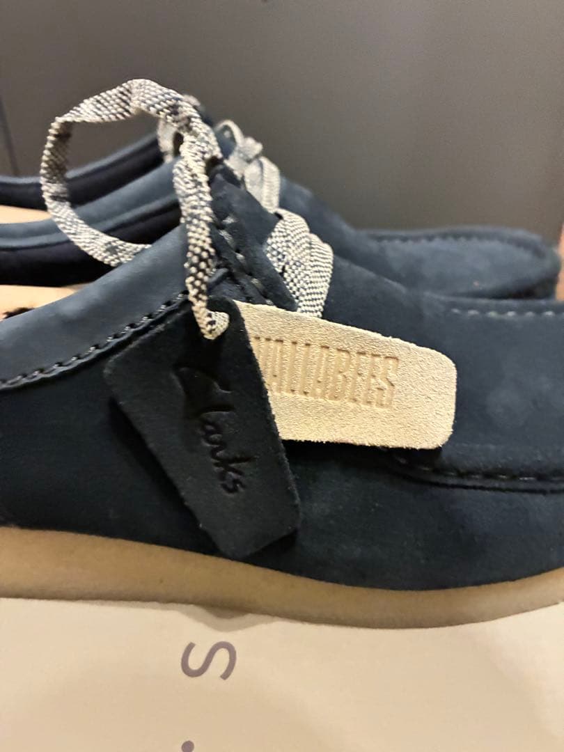 Clarks WallabeeEVO ネイビー スエード ワラビー UK6