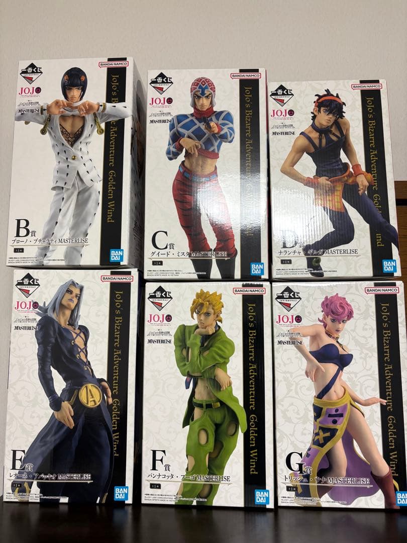 ジョジョの奇妙な冒険 一番くじ 護衛チーム　フィギュア