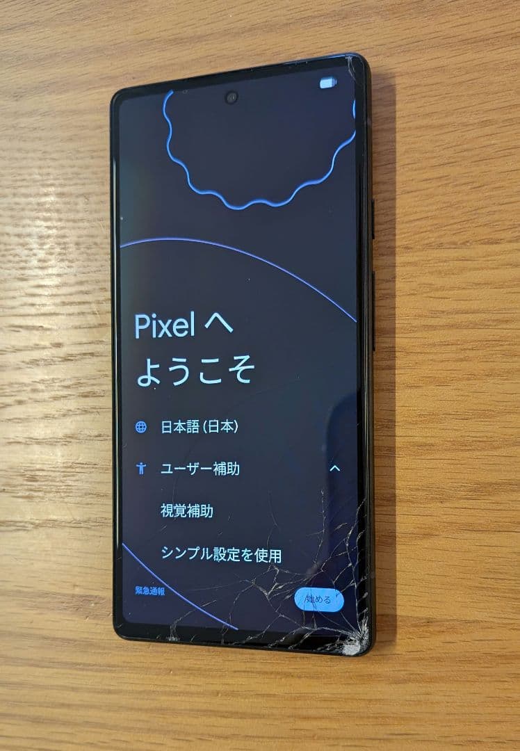 GooglePixel6a　本体　画面割れ　ジャンク品