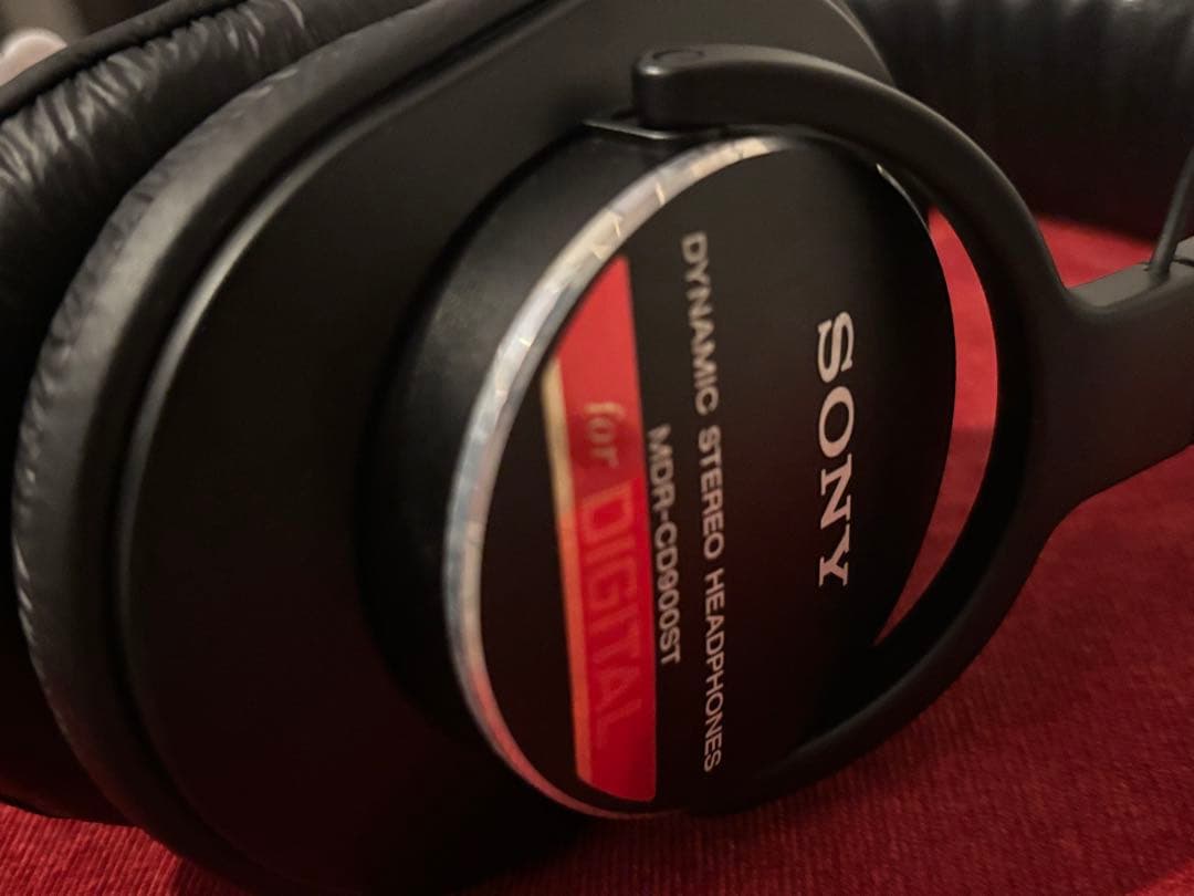 【イヤーパッド交換済】SONY MDR-CD900ST ヘッドフォン