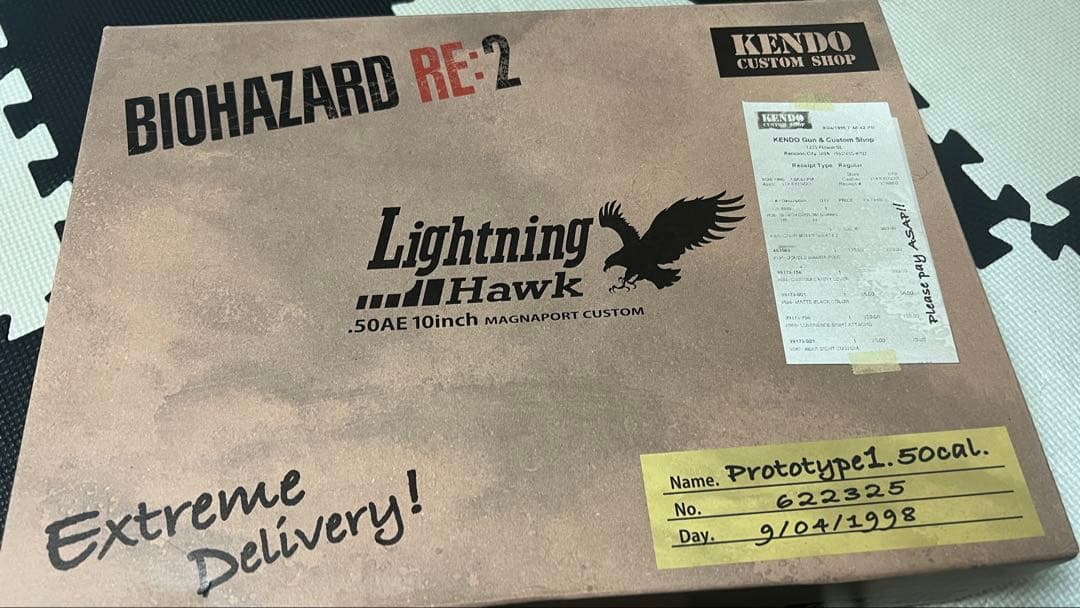 東京マルイ ライトニングホーク箱付き バイオハザードRE2