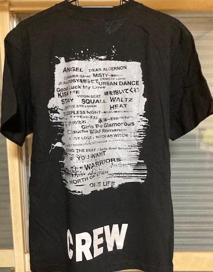 氷室京介 35th NKD! シングルタイトル! CREWTシャツ! 新品!