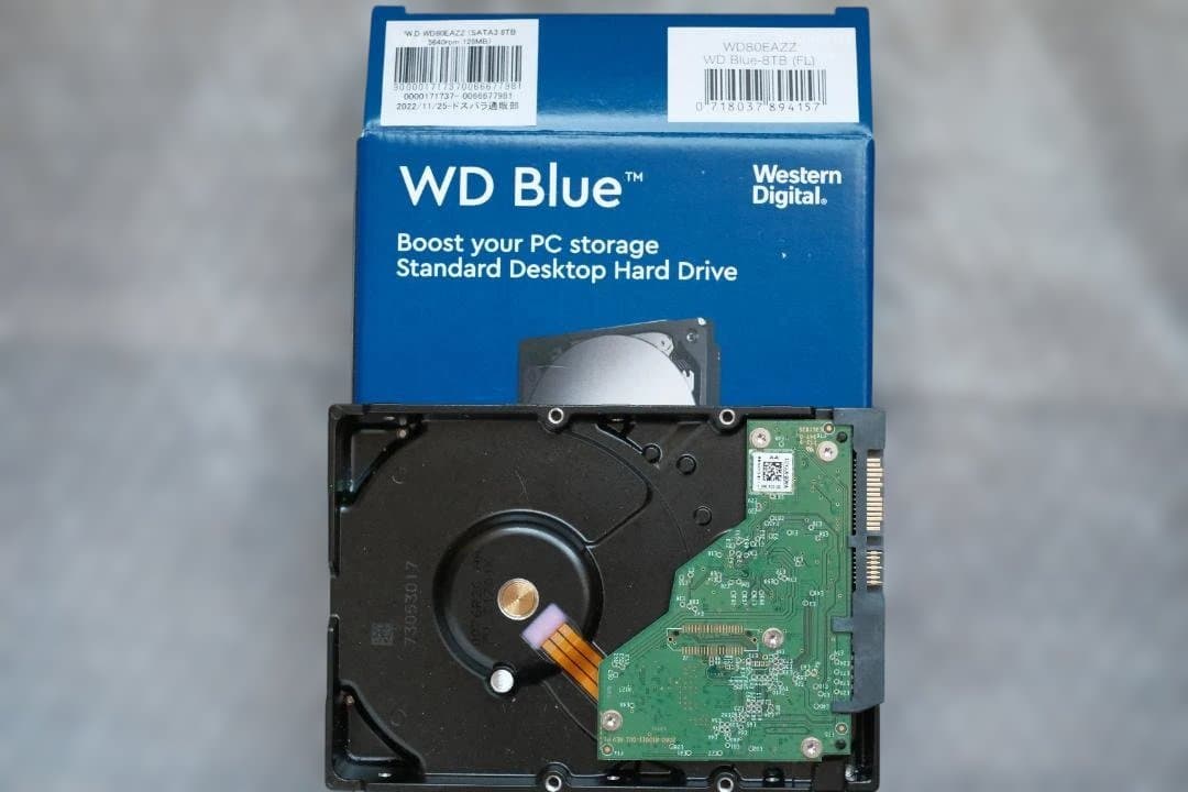 WD Blue 6TB 内蔵型ハードディスクドライブ