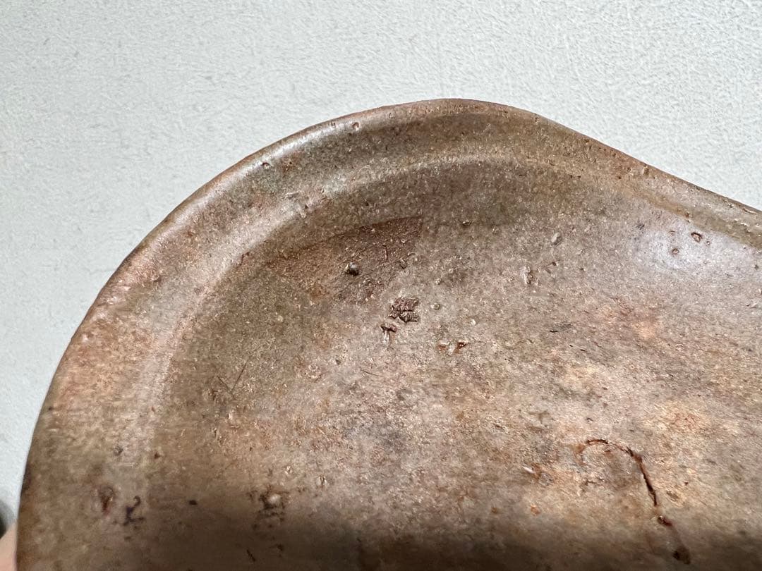 古唐津 無地小皿 窯跡 発掘 伝世 出土 茶道具 茶道 骨董 古美術