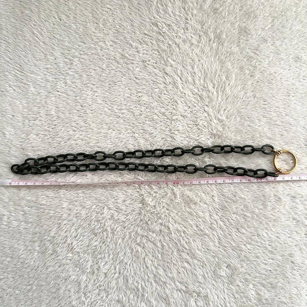 希少　la loop グラスホルダー　ゴールド　カーキ　眼鏡ホルダー