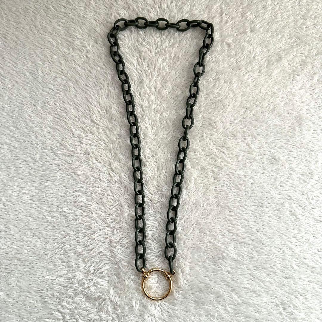 希少　la loop グラスホルダー　ゴールド　カーキ　眼鏡ホルダー