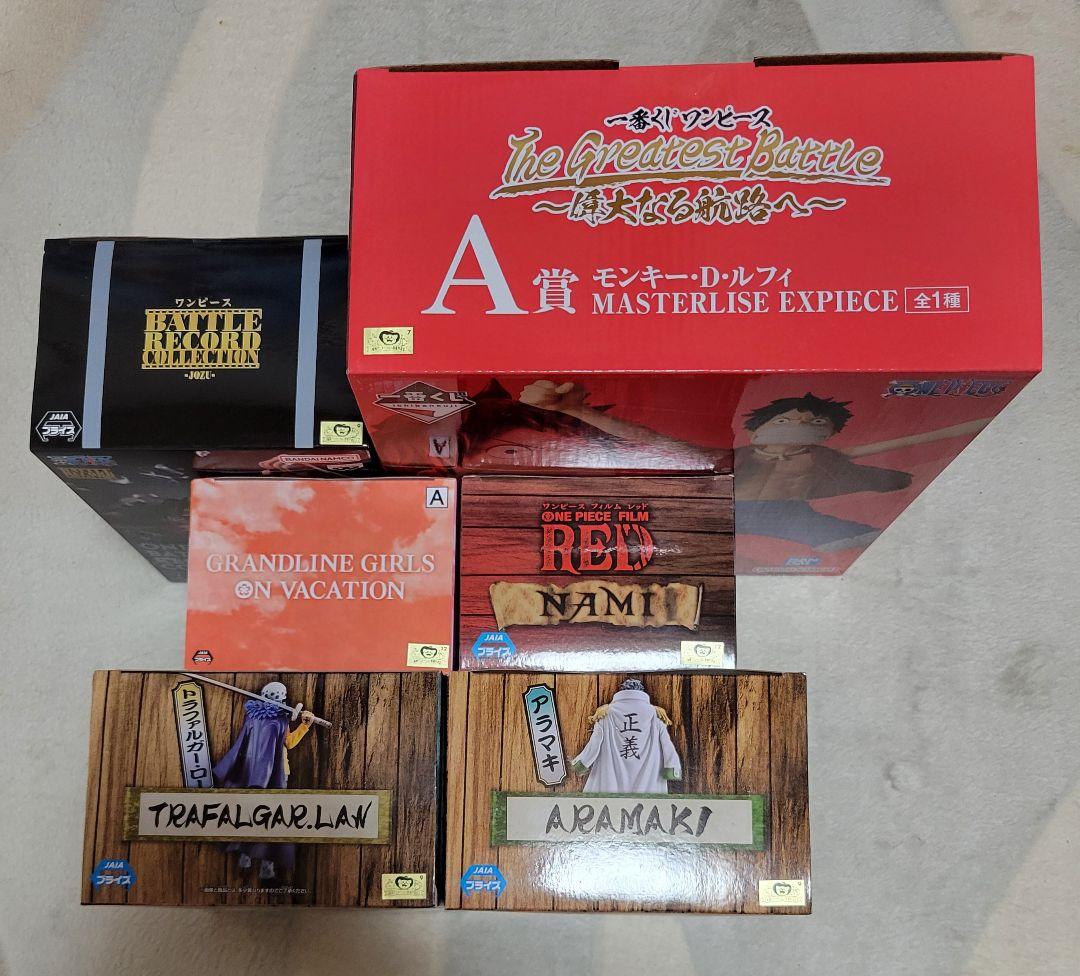 ワンピース　フィギュア　セット　一番くじ　バトルメモリーズ　B賞　ルフィ　等