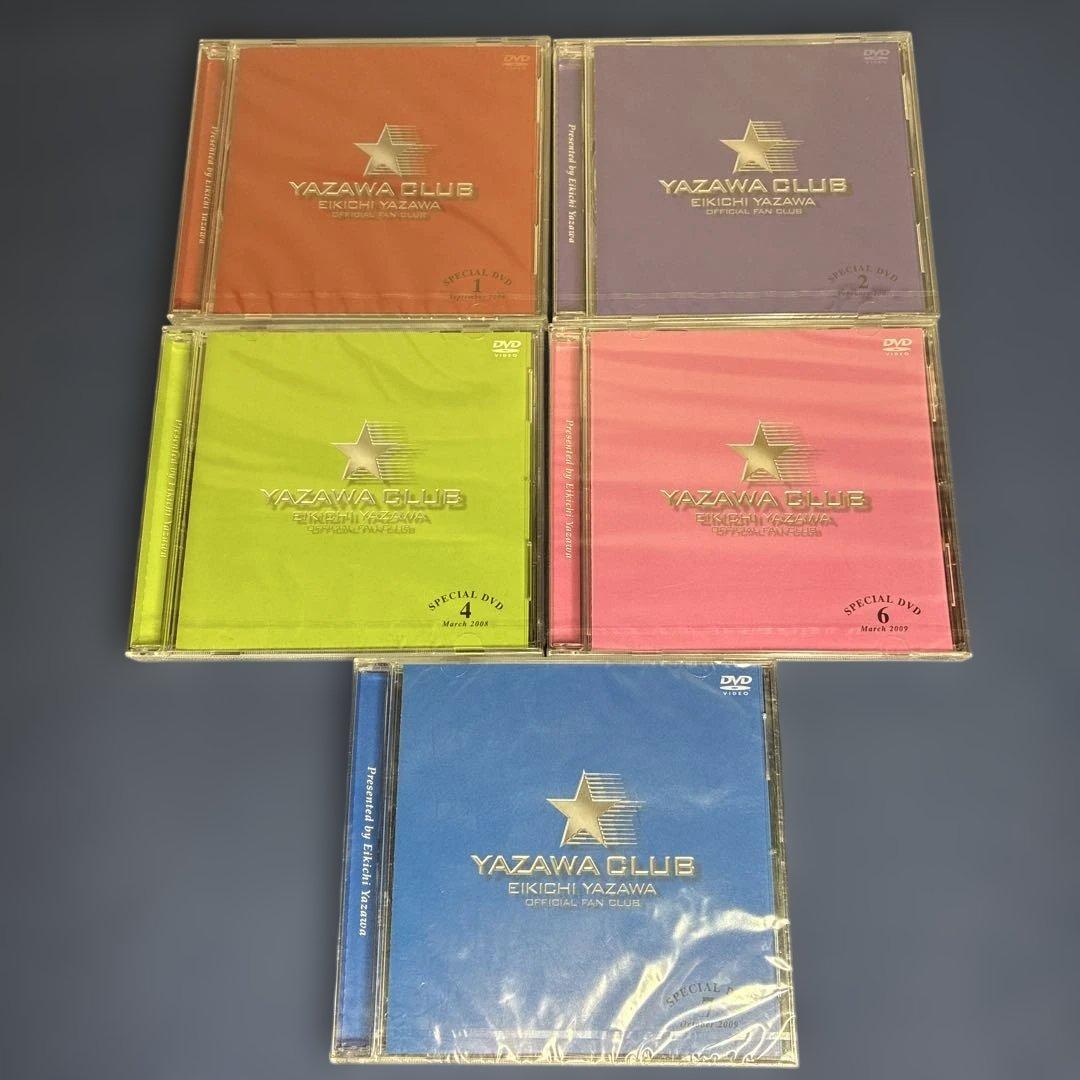YAZAWA CLUB (矢沢永吉)DVD セット(1.2.4.6.７新品)