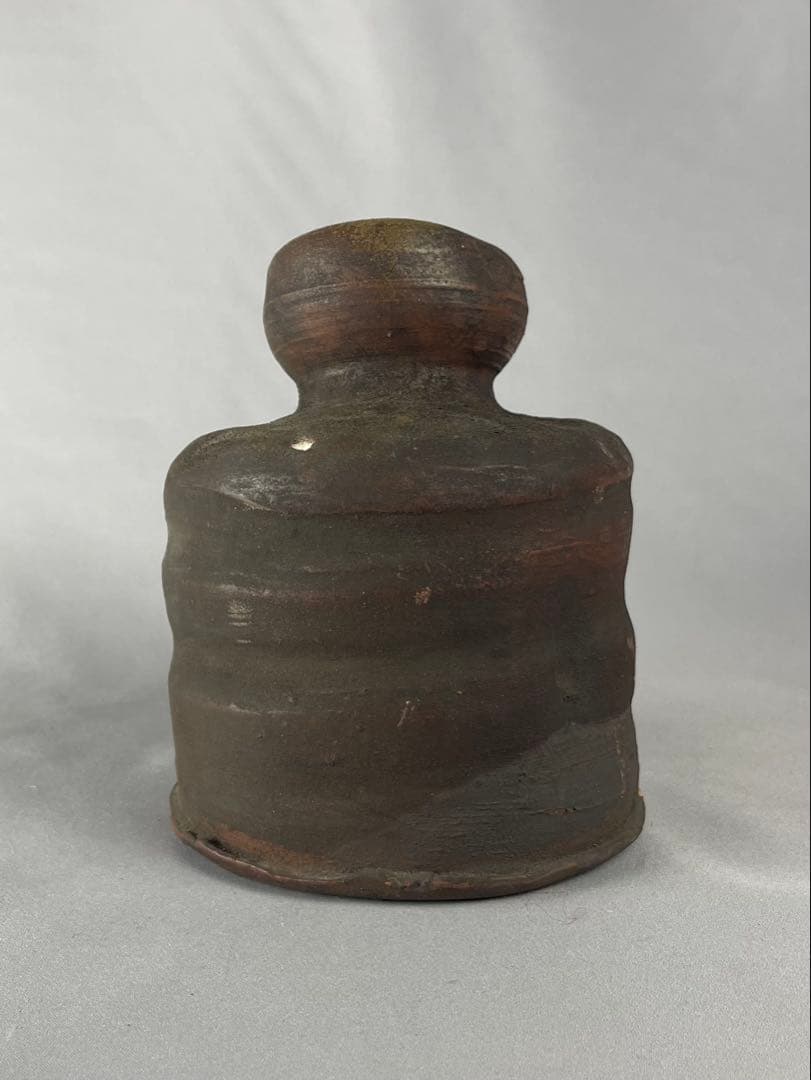 備前焼【北大路魯山人】作 花瓶 花入 変形花入 花器