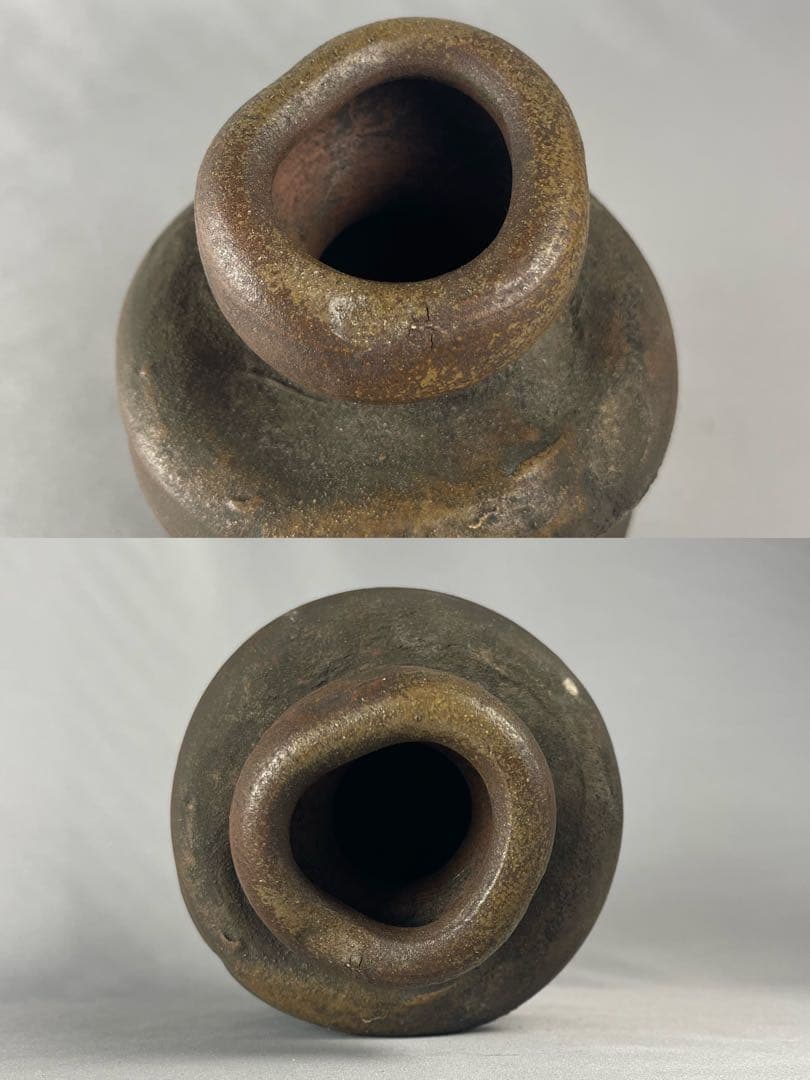 備前焼【北大路魯山人】作 花瓶 花入 変形花入 花器