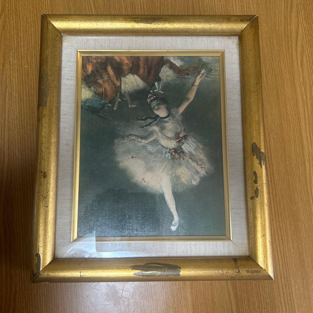 エドガー・ドガ　舞台の踊り子　複製