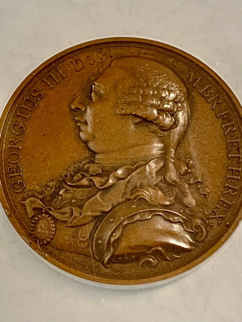 ジョージ3世 ヒストリカルメダル　1802年 アミアンの平和