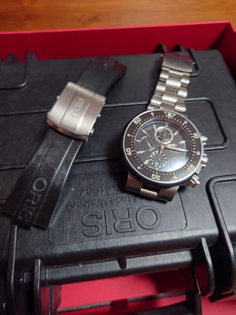 strawberry オリス プロダイバー クロノグラフ デイト