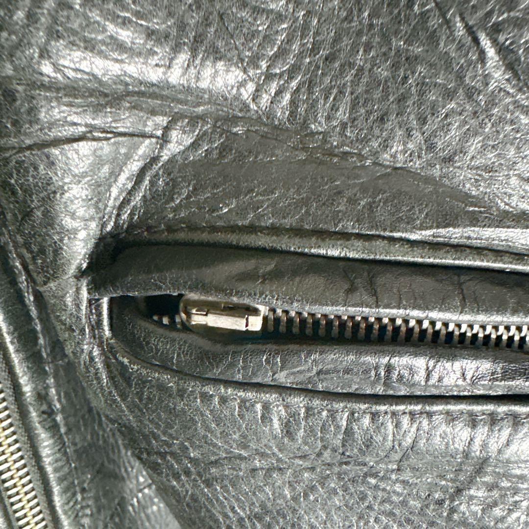 90s schott ショット シングルライダース レザージャケット 古着□