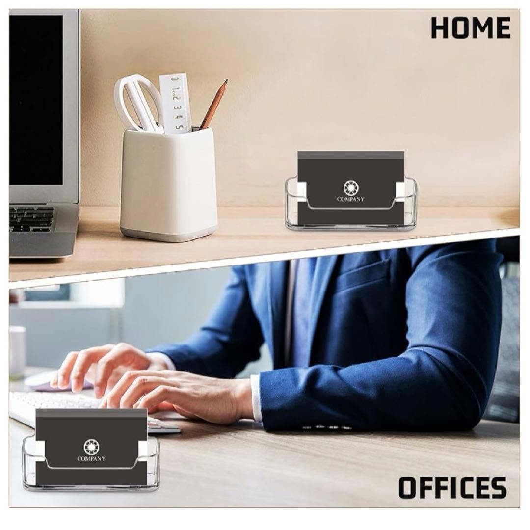 名刺スタンド 名刺立て アクリル 12個セット【30〜50枚収納可能】