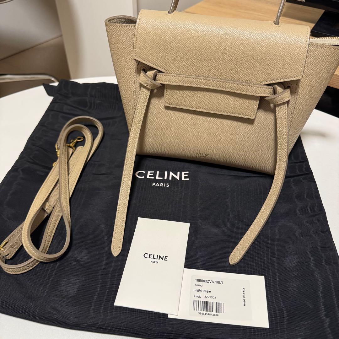 celine ベルトバッグ　ナノ　正規品