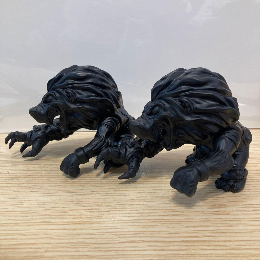 チ*日様 ソフビ 獅子雄 ブラック素体 1体