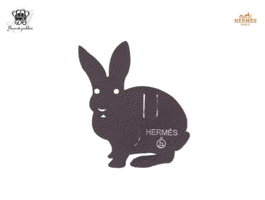 エルメス プティ・アッシュ ラッピングチャーム うさぎ グレー HERMES
