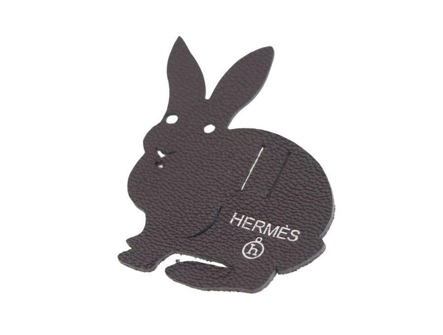 エルメス プティ・アッシュ ラッピングチャーム うさぎ グレー HERMES