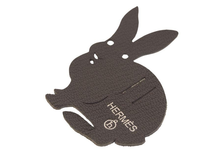 エルメス プティ・アッシュ ラッピングチャーム うさぎ グレー HERMES