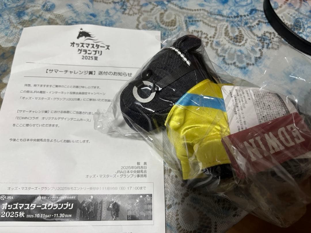 【最終値下】JRA 限定300体EDWINコラボデニムホース　ウオッカ