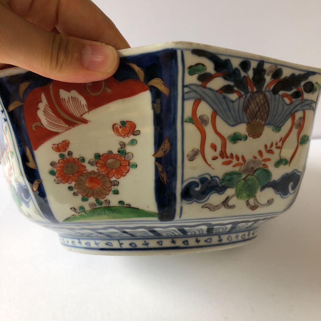 古伊万里 八角鉢