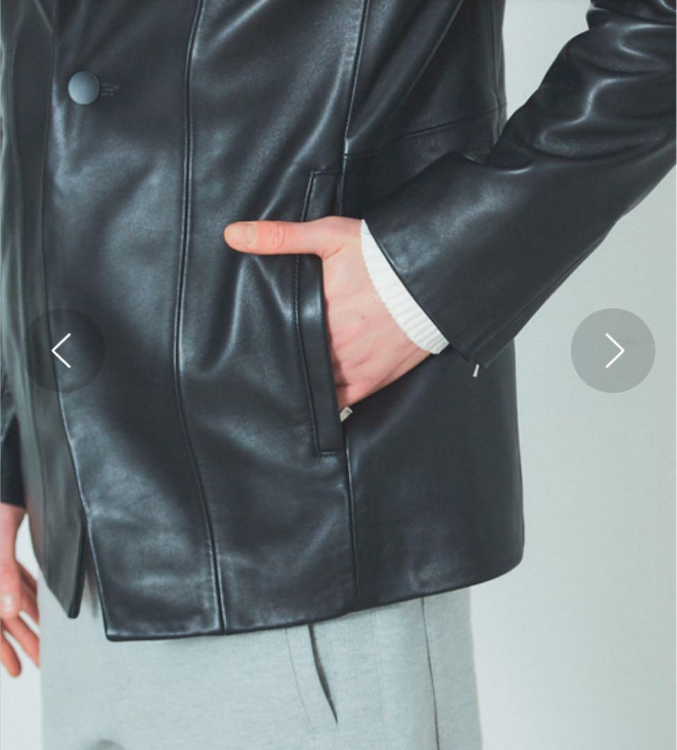 希少サイズ！5351プールオム人気完売！定価8万ON/OFF自在レザージャケット